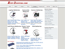 Tablet Screenshot of elec-shopping.com